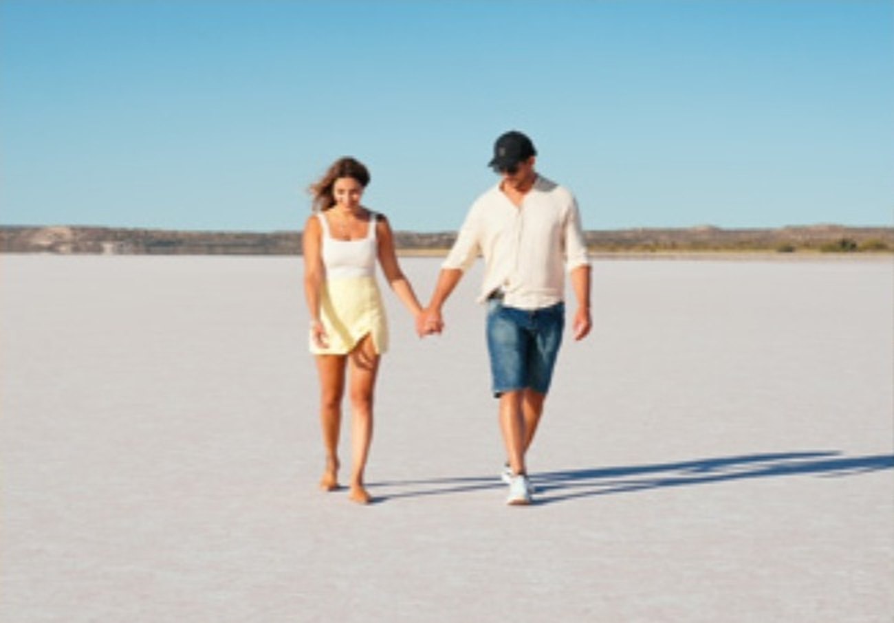 Caminata por la Salina Grande de Península Valdés