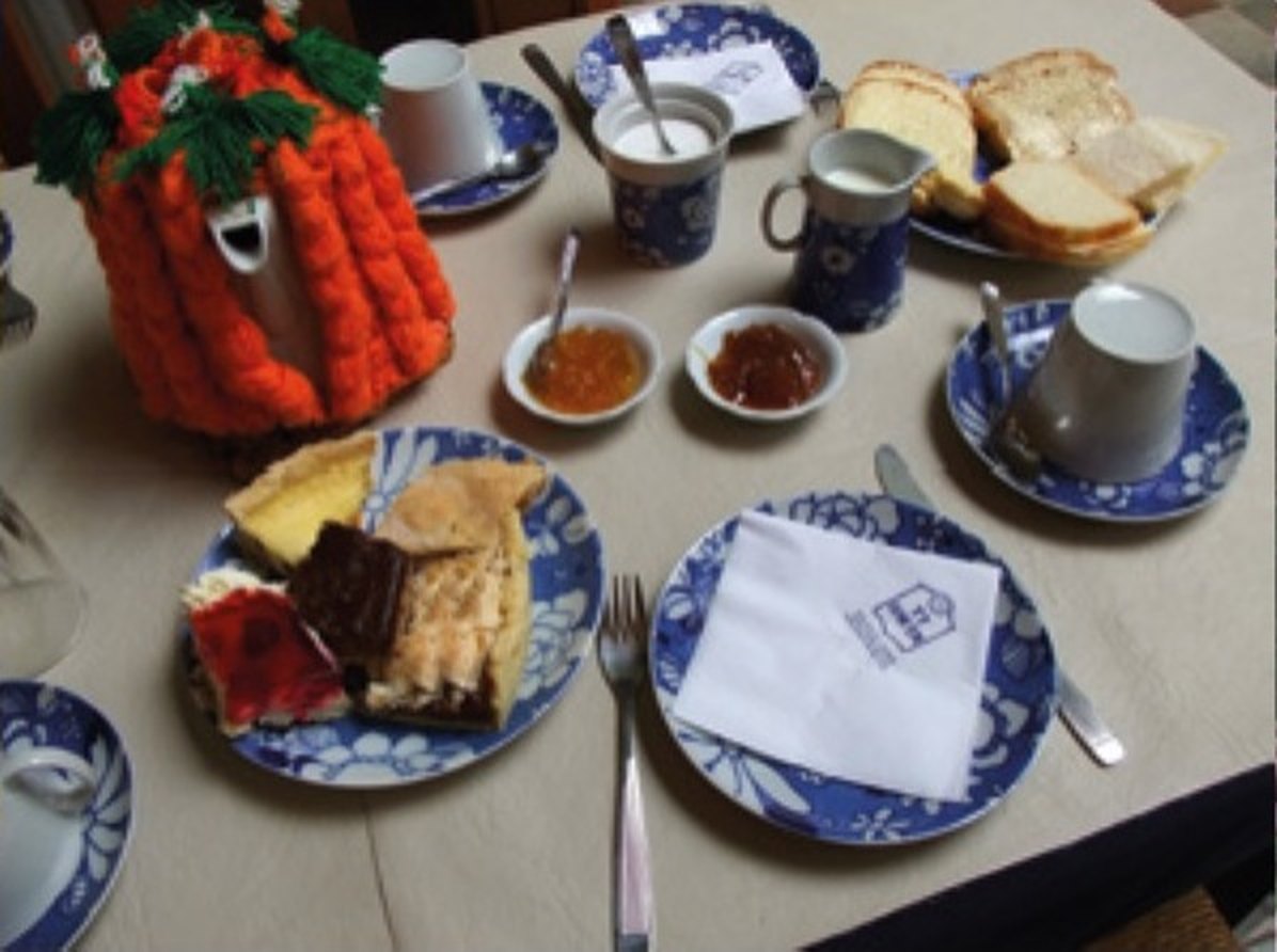 Mesa de té galés en Gaiman
